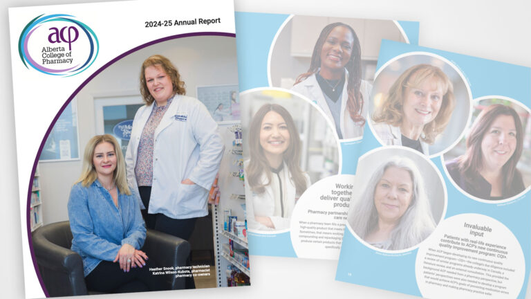 2024-25 ACP Annual Report cover and feature story pages